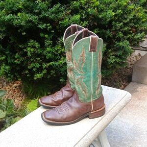 Justin BRL335 Ladies Bent Rail Western Boot Size 9